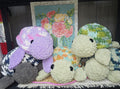 Large Handmade Crochet Sea Turtle