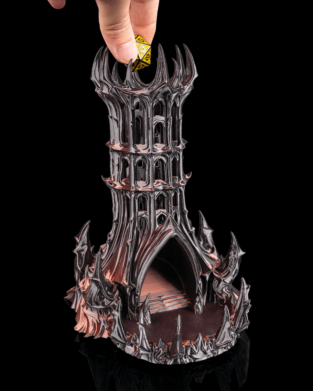 Obsidian Citadel Dice Tower -  From STLFlix